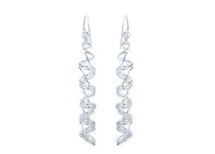Rhodium Plated | Chandelier Earrings